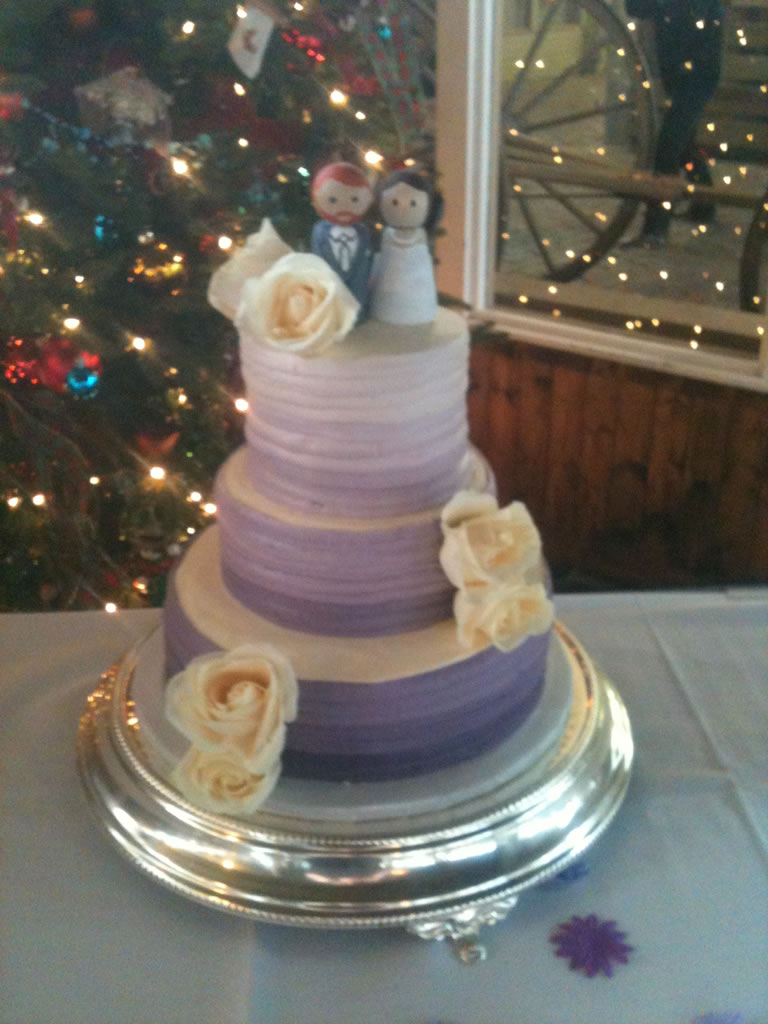 Wedding Purple Swirl